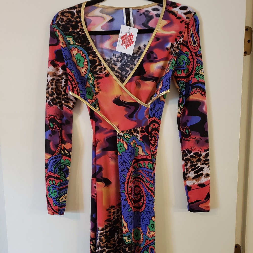 Volcanic Reaction Bodycon Dress